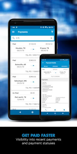 TQL Carrier Dashboard screenshot