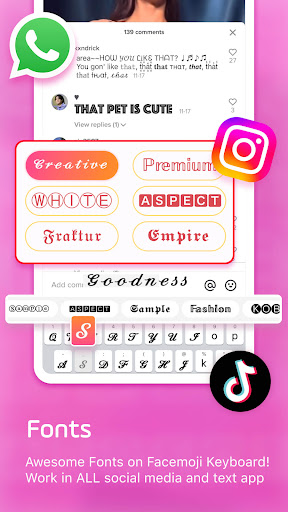 Facemoji AI Emoji Keyboard screenshot