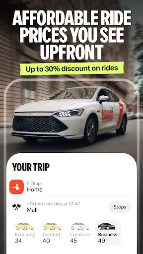 Yango: taxi, food, delivery screenshot