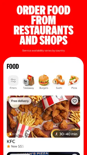 Yango: taxi, food, delivery screenshot
