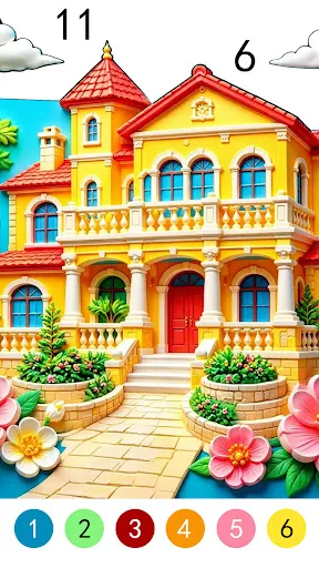 Craft Color By Number Game screenshot