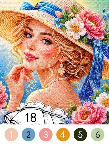 Craft Color By Number Game screenshot