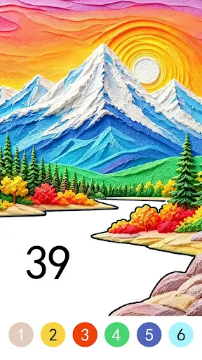 Craft Color By Number Game screenshot