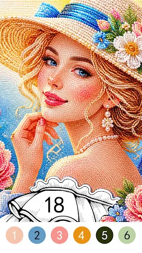 Craft Color By Number Game screenshot