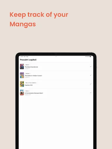 MangaTime - Manga Tracker screenshot