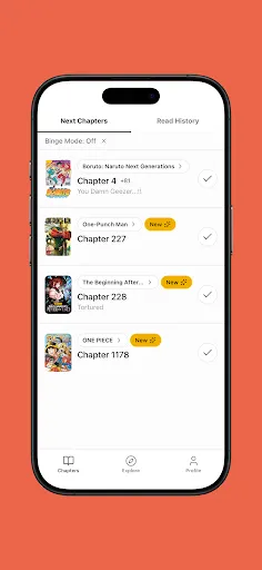 MangaTime - Manga Tracker screenshot