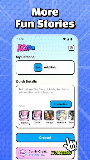 Koma - AI Manga & AI Comics screenshot