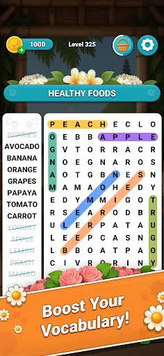 Blossom Word Search screenshot