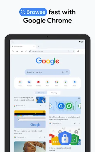 Chrome Beta screenshot