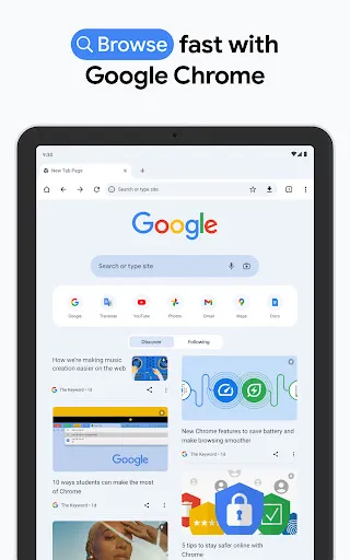 Chrome Beta screenshot