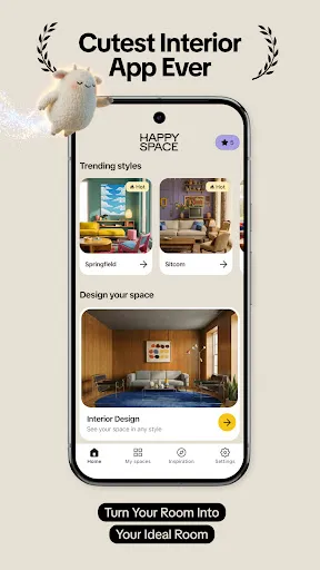 Happy Space - AI Home Design screenshot