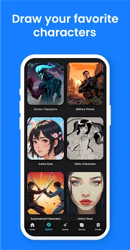 Learn to Draw Anime by Steps screenshot