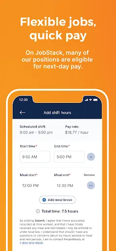 JobStack for Work | Daily Pay screenshot
