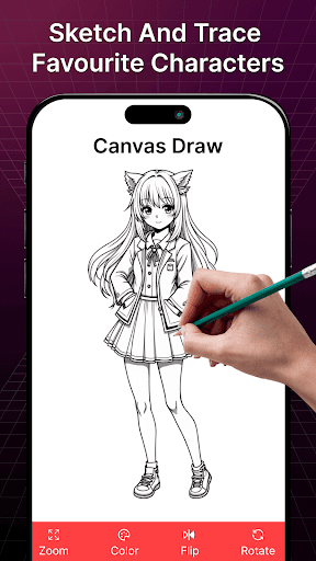 AR Draw Sketch : Trace Art 3D screenshot