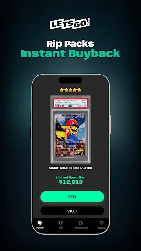 LETSGO: Rip Packs, Real Cards screenshot