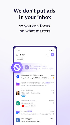 Proton Mail: Encrypted Email screenshot