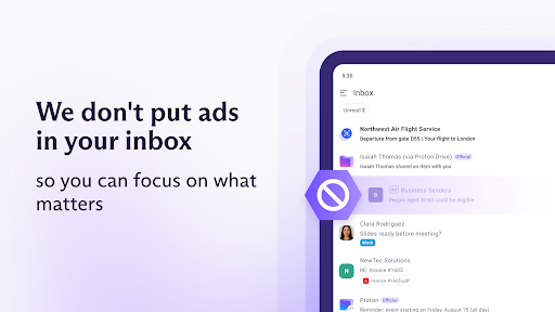 Proton Mail: Encrypted Email screenshot