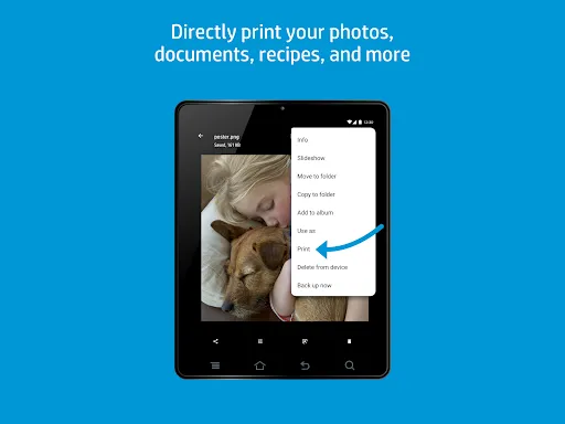 HP Print Service Plugin screenshot