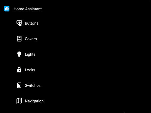 Home Assistant screenshot