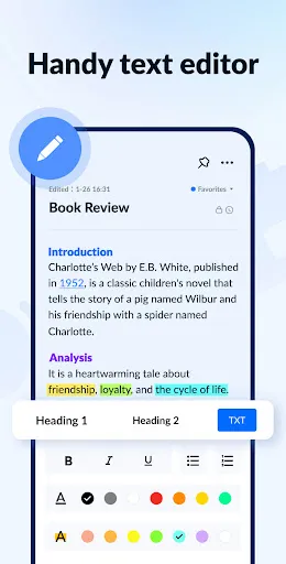 Notepad, Notes, Easy Notebook screenshot