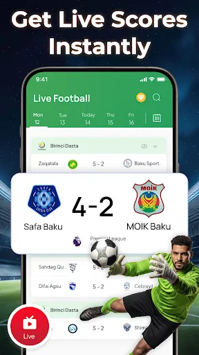Soccer Live Scores: Futbol 26 screenshot