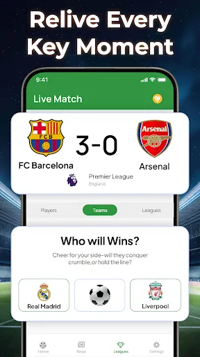 Soccer Live Scores: Futbol 26 screenshot