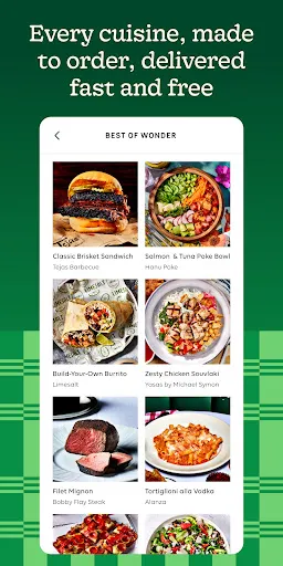 Wonder: Food Delivery screenshot