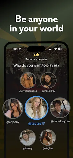 status - sims but social media screenshot
