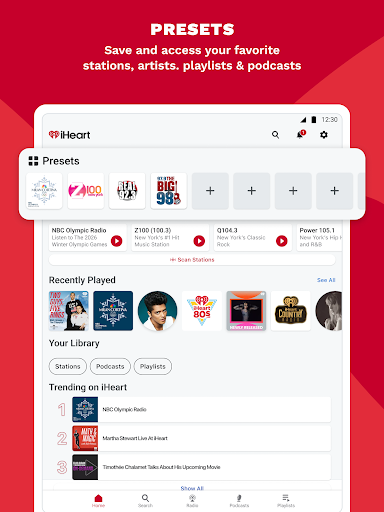 iHeart: Music, Radio, Podcasts screenshot