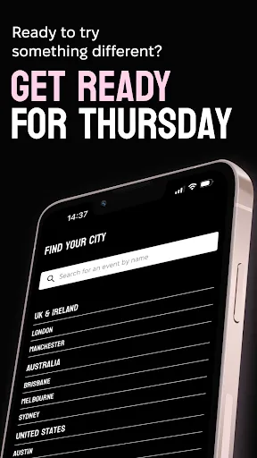 Thursday Events screenshot