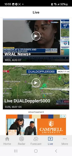 WRAL Weather screenshot