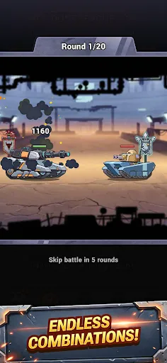 Steelborn: Tank Idle RPG screenshot