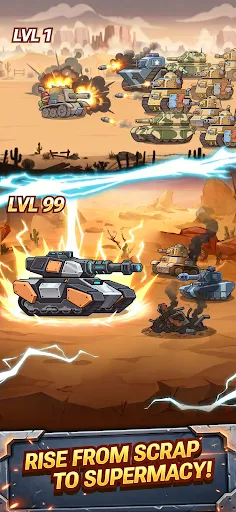 Steelborn: Tank Idle RPG screenshot