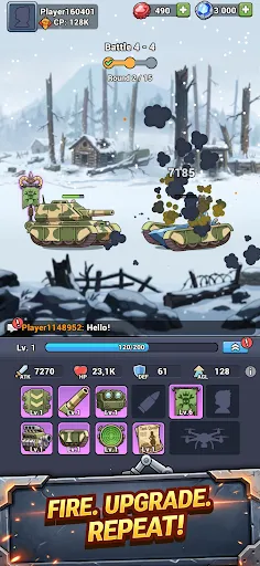 Steelborn: Tank Idle RPG screenshot