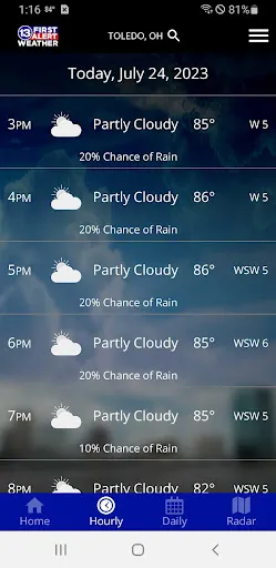 13abc First Alert Weather screenshot