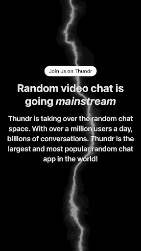 Thundr: Live Random Video Chat screenshot