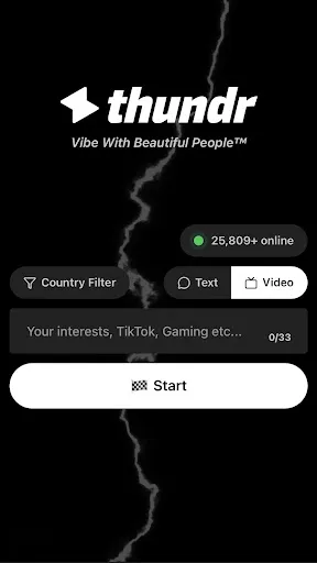 Thundr: Live Random Video Chat screenshot