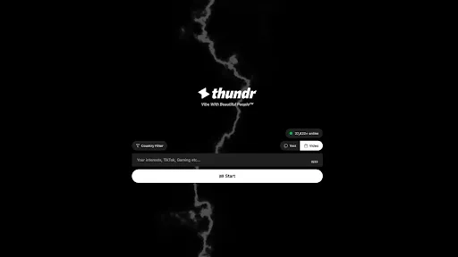 Thundr: Live Random Video Chat screenshot
