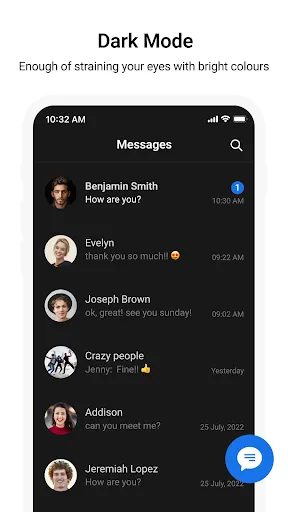 Messages screenshot
