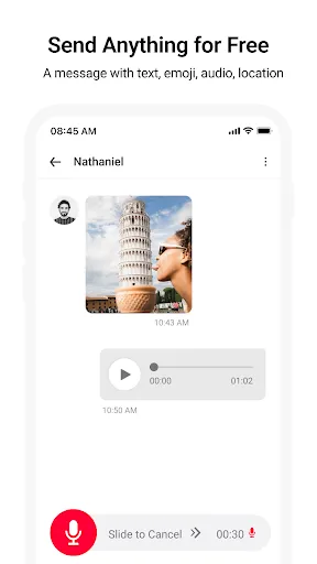Messages screenshot