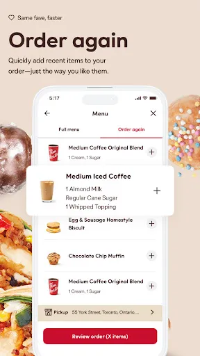 Tim Hortons screenshot