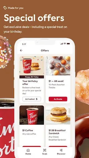 Tim Hortons screenshot