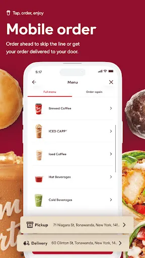 Tim Hortons screenshot