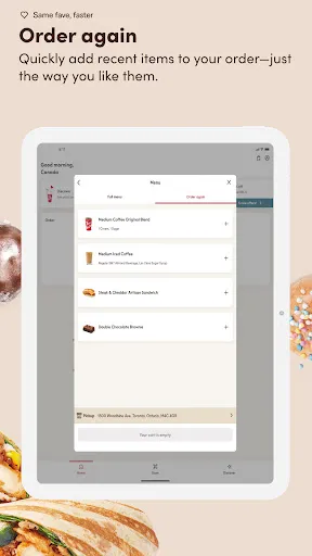 Tim Hortons screenshot