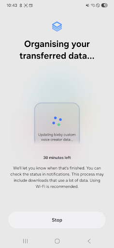 Samsung Smart Switch Mobile screenshot