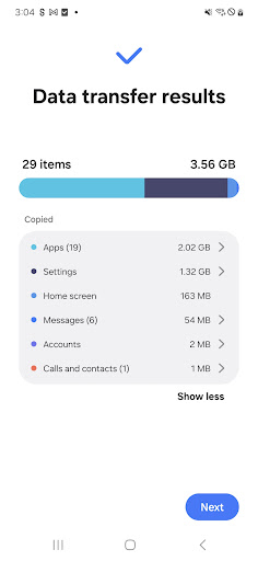 Samsung Smart Switch Mobile screenshot