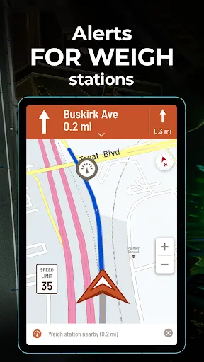 Hammer: Truck GPS & Maps screenshot