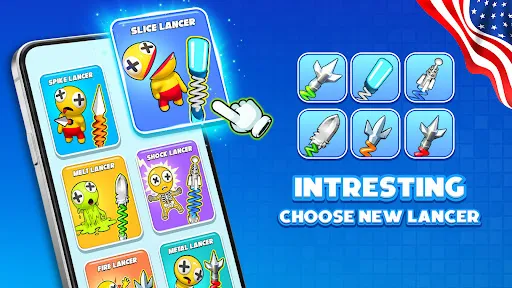 Spring Spear: Aim & Snap screenshot