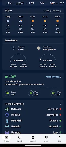 MSN Weather - Forecast & Maps screenshot