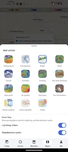 MSN Weather - Forecast & Maps screenshot